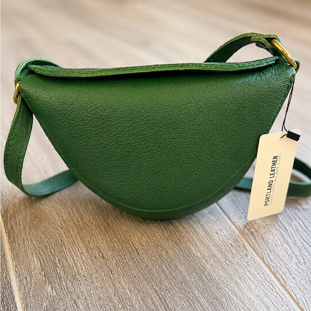 NWT Portland Leather Small Koala Sling Crossbody Bag Bacalar Leather